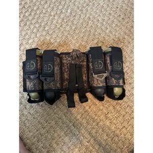 Tippmann Paintball Adjustable Pod And Tank Harness Camo With Pods